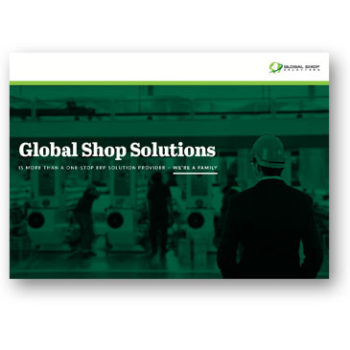 Global Shop Solutions: A 40-Year Journey