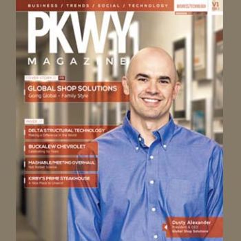Global Shop Solutions Featured on The Cover of PKWY Magazine