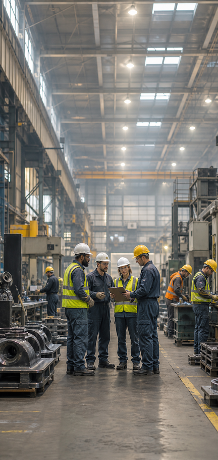 manufacturers on the shop floor