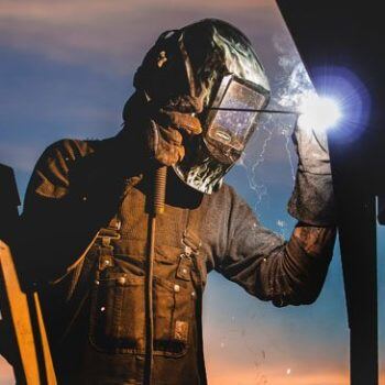 Man welding