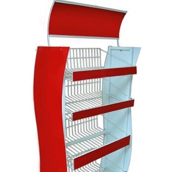 CAD drawing of display stand