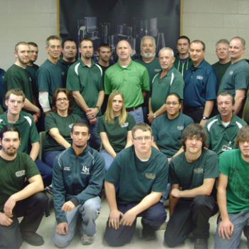 Group of people smiling at the camera