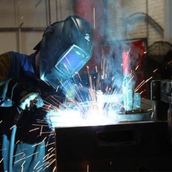 Man welding