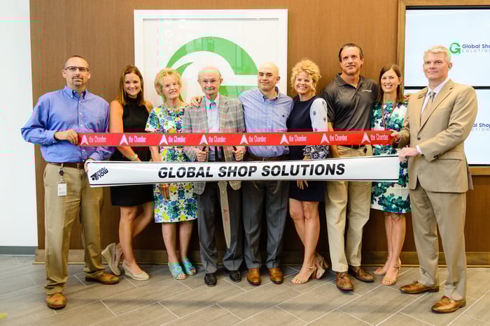 Image of the Alexander family at HQ ribbon cutting