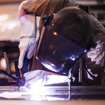 Man welding