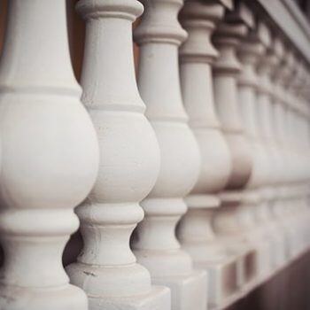 plaster guard rail