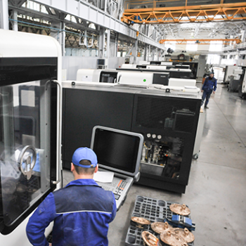 Large manufacturing shop floor