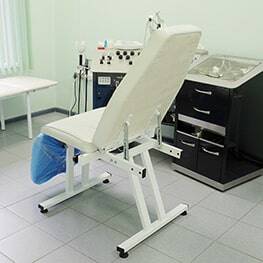Dentist office with chair