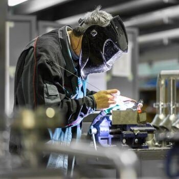 Man welding