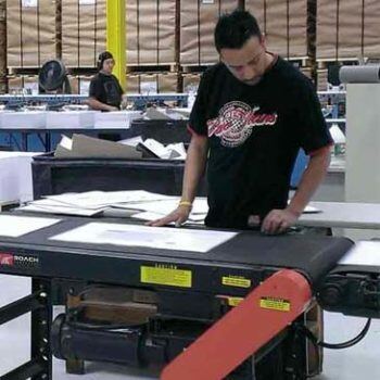 Man on shop floor
