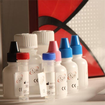 Small plastic bottles