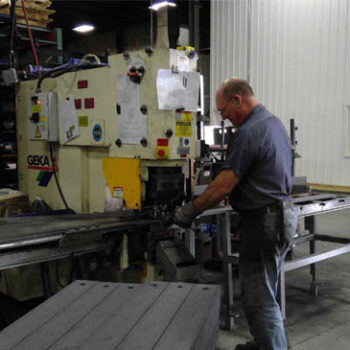 Man working on a machine