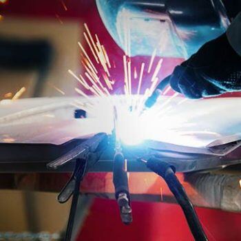Man welding