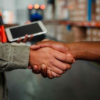 Men shaking hands