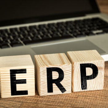 ERP in block letters
