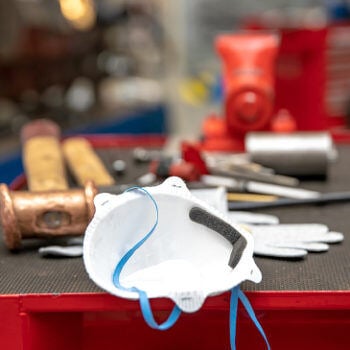 mask on the shop floor