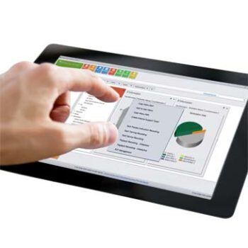 ERP software on an iPad