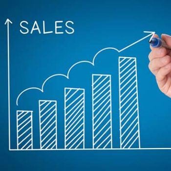 Sales icon bar chart