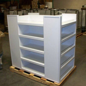 Manufactured product on skid