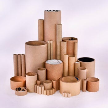 Stack of cardboard tubes