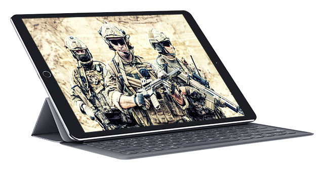 Group portrait of US army elite members