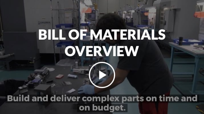 Bill of Materials Overview with video play button