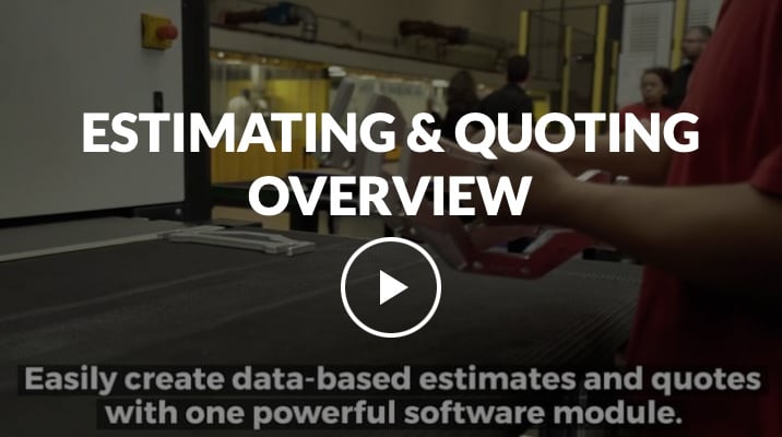 Estimating & Quoting Overview with video play button