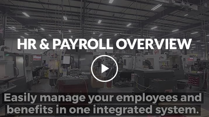 HR & Payroll Overview with video play button