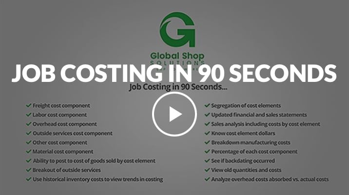 Job Costing in 90 Seconds with video play button