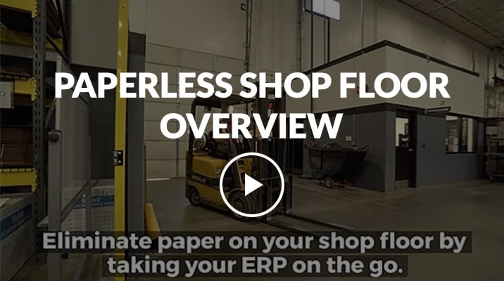 Paperless Shop Floor Overview with video play button