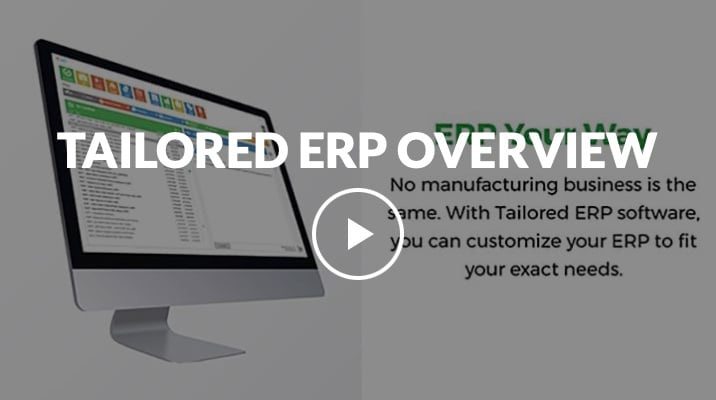 Tailored ERP Overview with video play button