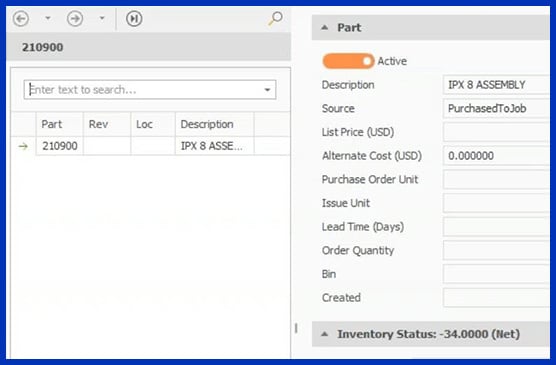 Detailed Inventory Management