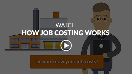 How Job Costing Works video screenshot with title and video play button on top