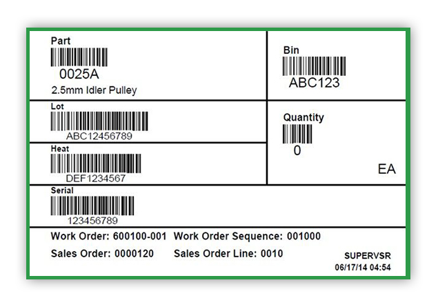 PRINT LABELS ON THE SHOP FLOOR