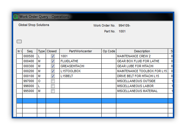 MANAGE WORK ORDERS FOR REPAIRS