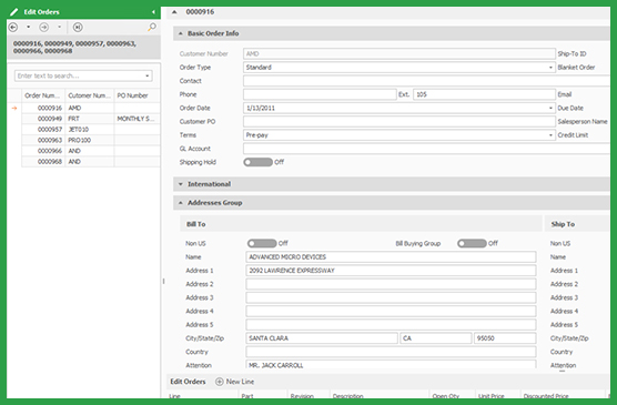 Sales Software for Manufacturing