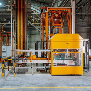 Machine on manufacturing shop floor