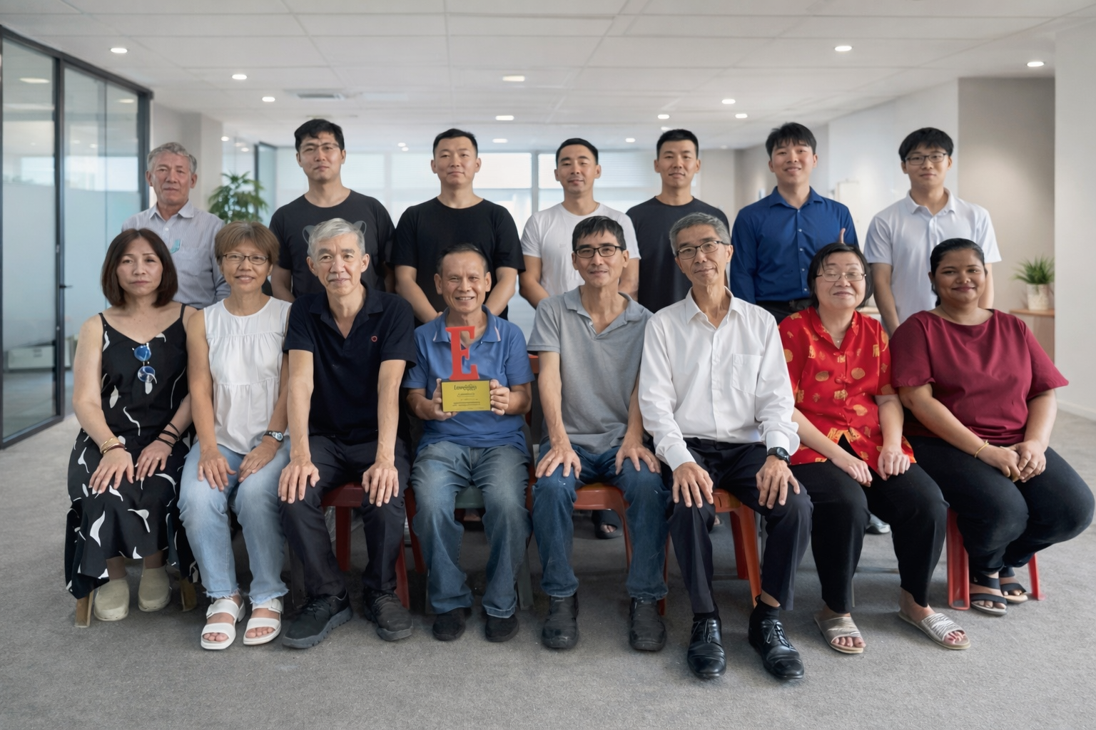 Million employees with award
