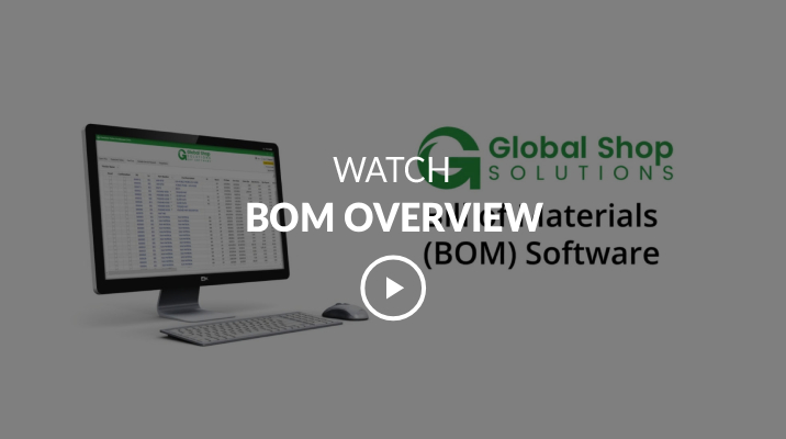 Bill of Materials Software For Manufacturing | Global Shop Solutions