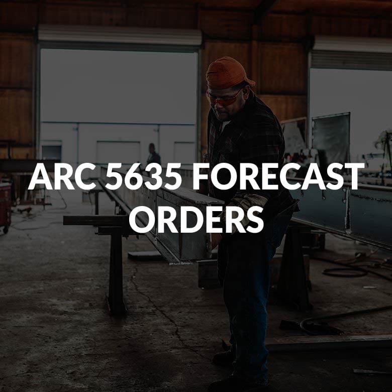 ARC 5635 FORECAST ORDERS