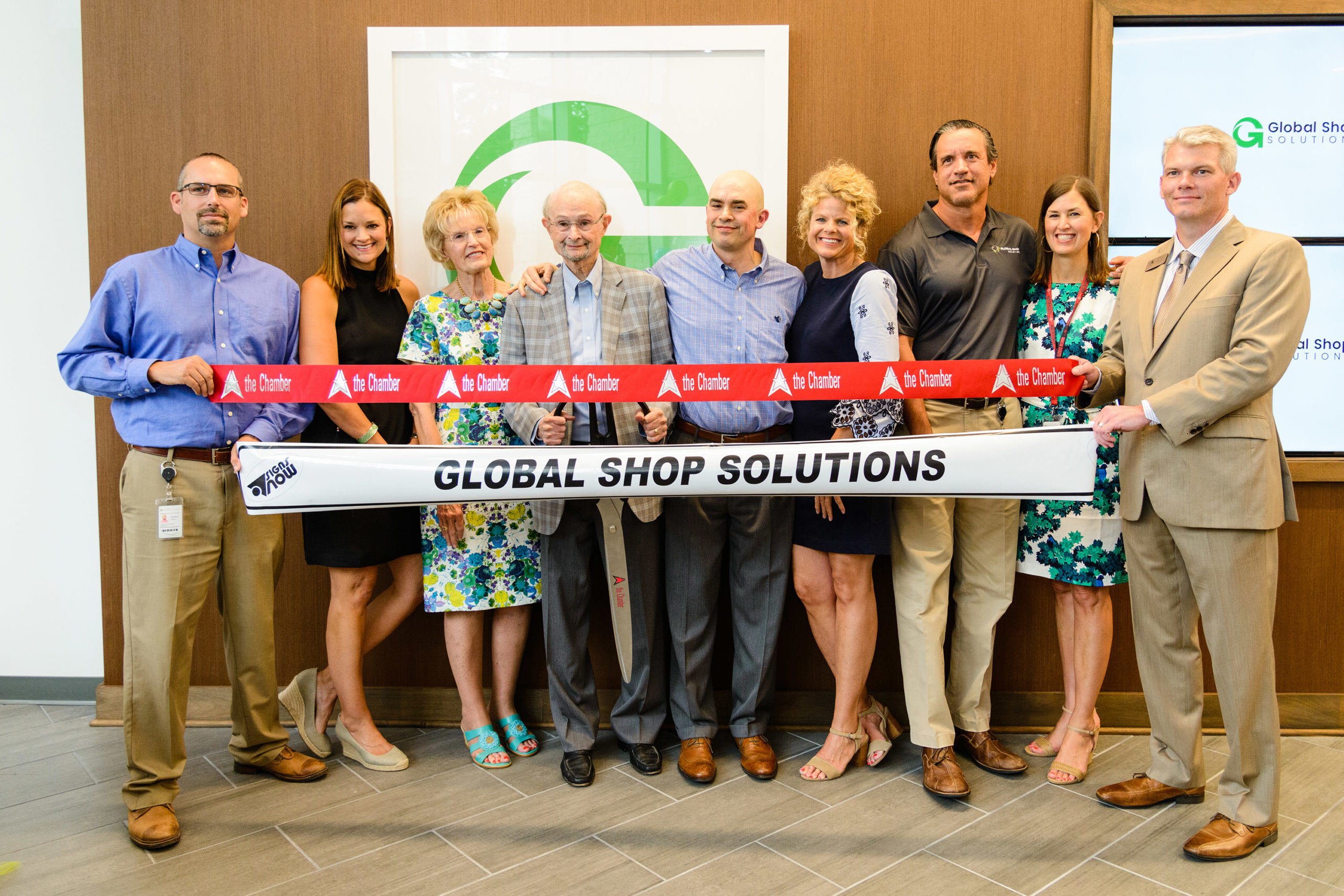 Image of the Alexander family at HQ ribbon cutting