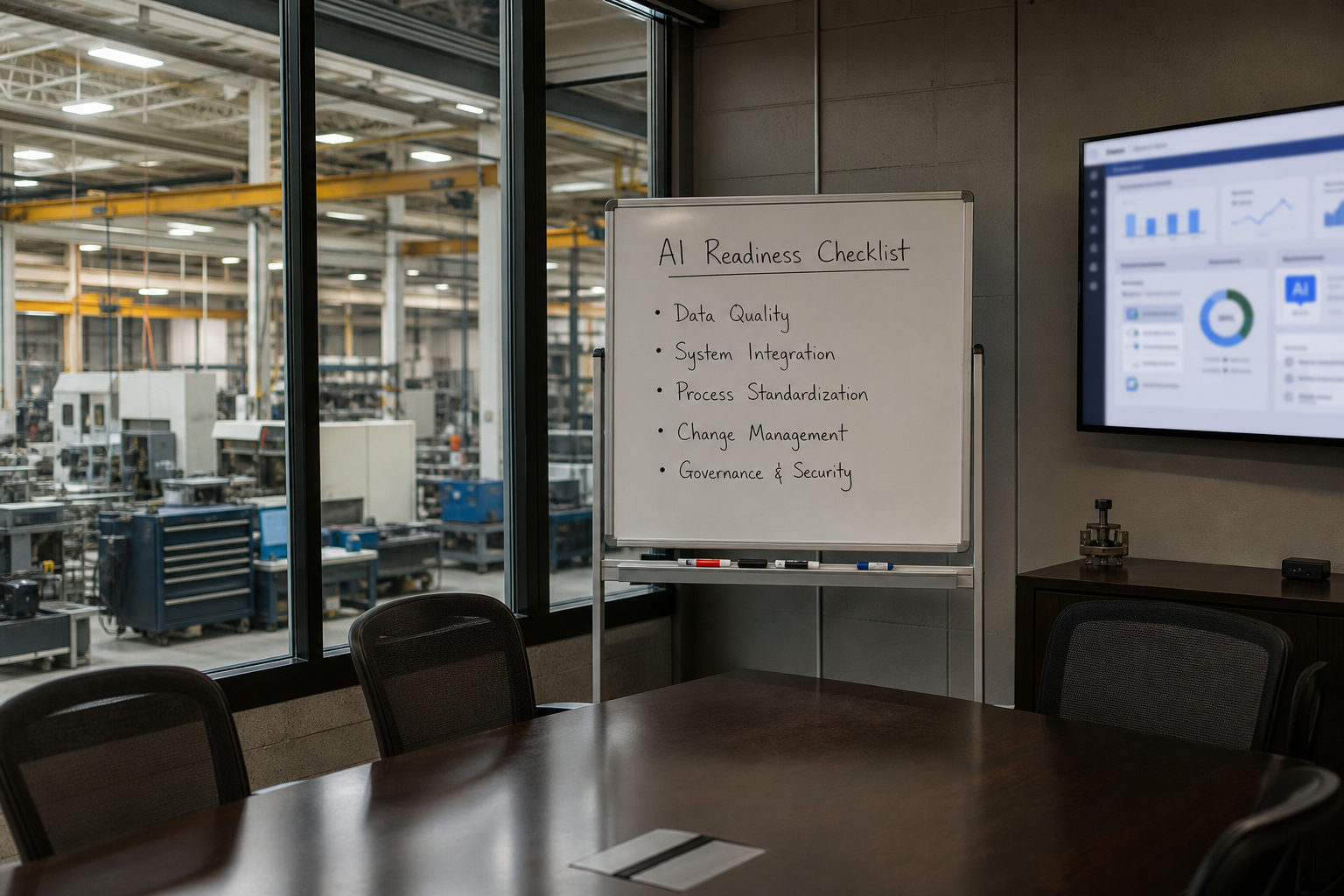 An AI Readiness Checklist for Manufacturers: Where to Start and What to Fix First